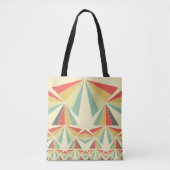 Art Deco Abstracte piramides Tribal Draagtas (Voorkant)