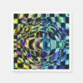 Art Deco - Abstracte verspreiding Servet (Voorkant)