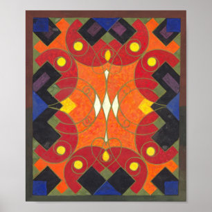 Art déco Abstrait par artiste suisse