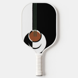 Art Deco antiek, kopje koffie met stoom Pickleball Paddle