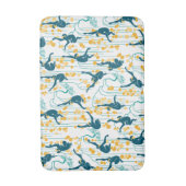 Art Deco-apen (herfst) Badmat (Voorkant Verticaal)