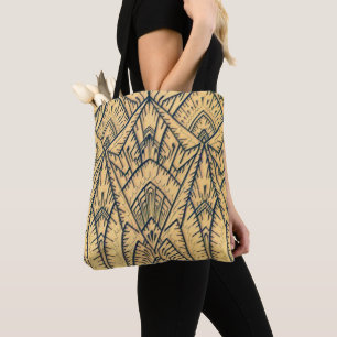 Art Deco Architecturale Geometrische Tote Draagtas