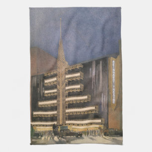 Art Deco-architectuur uit het verleden, gebouw in Theedoek