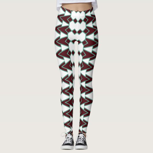 Art Deco Arrows Leggings (Voorkant)