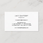 Art Deco/Art Nieuw Visitekaartje (Achterkant)