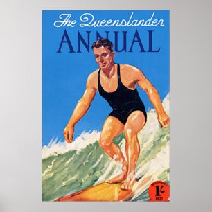 Art Deco AU Reisposter 3 Poster