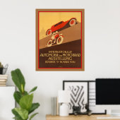 Art Deco-auto Poster (Thuiskantoor)