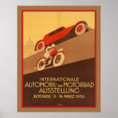 Art Deco-auto Poster (Voorkant)