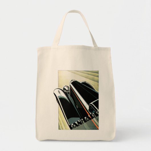 Art Deco Automobile Tote Bag (Voorkant)