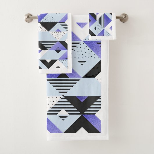 Art Deco Bad Handdoek (Insitu)