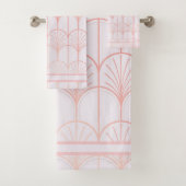 Art Deco Bad Handdoek (Insitu)