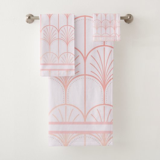 Art Deco Bad Handdoek (Insitu)