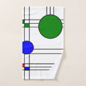 Art Deco Bad Handdoek (Handdoek)