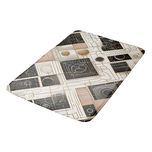 Art Deco Badmat (Gekanteld)