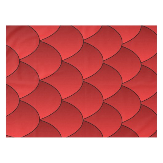 Art Déco Balances Rouges Design Nappe (Devant (Horizontal))