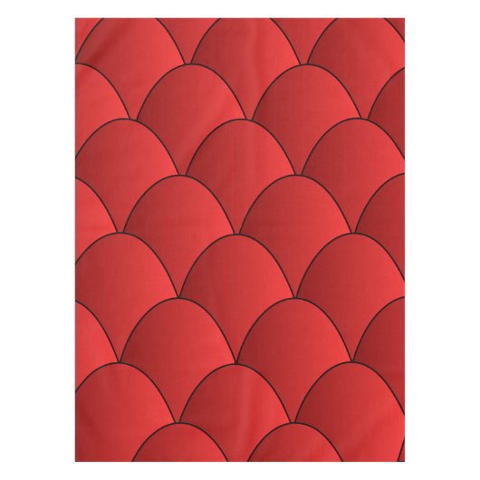 Art Déco Balances Rouges Design Nappe (Devant)