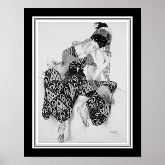 Art Déco Ballet Russes ca. 1922 (Devant)