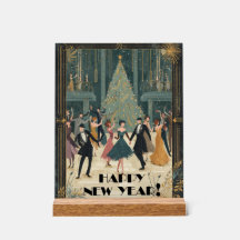 Art Deco balzaal dans Gelukkig Nieuwjaar