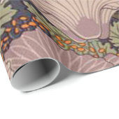  Art Deco Bat en Flowers Cadeaupapier (Rol Hoek)