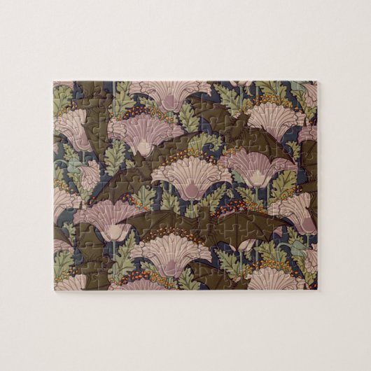  Art Deco Bat en Flowers Legpuzzel (Horizontaal)