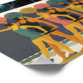 Art Déco Beach Wall Art (Coin)