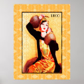 Art Déco Beauté asiatique (Devant)