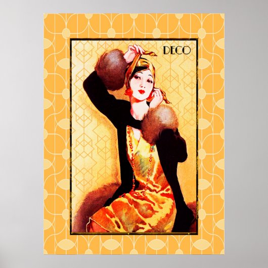 Art Déco Beauté asiatique (Devant)