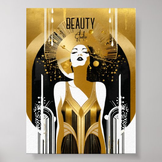 Art déco beauté féminine (Devant)