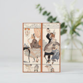 Art Deco Beauty Briefkaart (Staand voorkant)