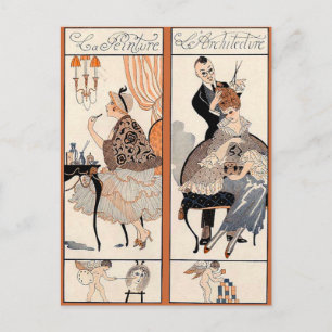 Art Deco Beauty Briefkaart