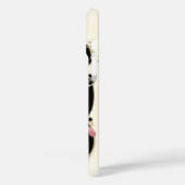 ART DECO BEAUTY MODE PINK GEMSTONE MONOGRAM Case-Mate iPhone CASE (Achterkant / Links)