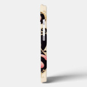 ART DECO BEAUTY MODE PINK GEMSTONE MONOGRAM Case-Mate iPhone CASE (Achterkant / Links)