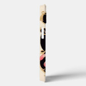 ART DECO BEAUTY MODE PINK GEMSTONE MONOGRAM Case-Mate iPhone CASE (Achterkant / Rechts)