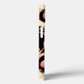 ART DECO BEAUTY MODE RED RUBY GEMSTONE MONOGRAM Case-Mate iPhone CASE (Achterkant / Rechts)