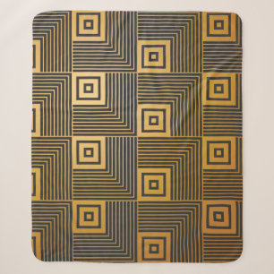 Art Deco  behangpatroon Sherpa Deken