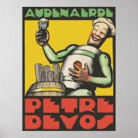 Art Deco Belgisch bier en