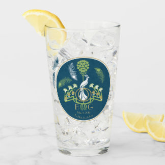 Art Deco Bier Glazen Pint Trouwen