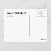 Art Deco Birthday Briefkaart (Achterkant)