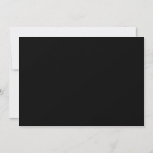 Art Deco Black en Gold Gatsby Save the Date (Achterkant)