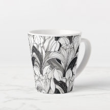 Art Deco Bloemen 12oz Mok