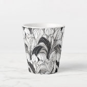 Art Deco Bloemen 12oz Mok (Voorkant)