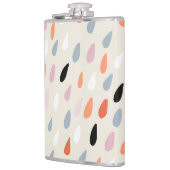 Art Deco Bloemen: Modern Naadloos Heupfles (Links)