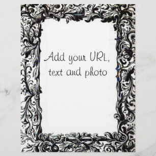 Art Deco bloemenvliegers Flyer