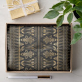 Art Deco bloemmotief geometrisch patroonontwerp Tissuepapier (Geschenk)