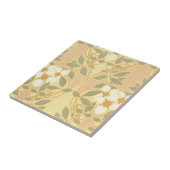  art deco bloempatroon tegeltje (Zijkant)