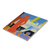 Art Deco Boarding Tegeltje (Zijkant)