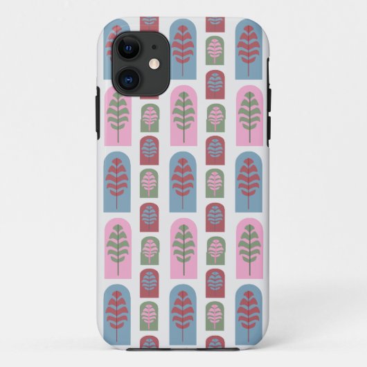 Art Deco Bomen Case-Mate iPhone Case (Achterkant)