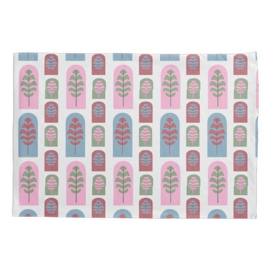 Art Deco Bomen Kussensloop (Achterkant)