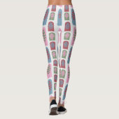 Art Deco Bomen Leggings (Achterkant)