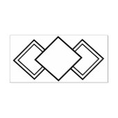 Art Deco Border Art Stempel (Afrduk)